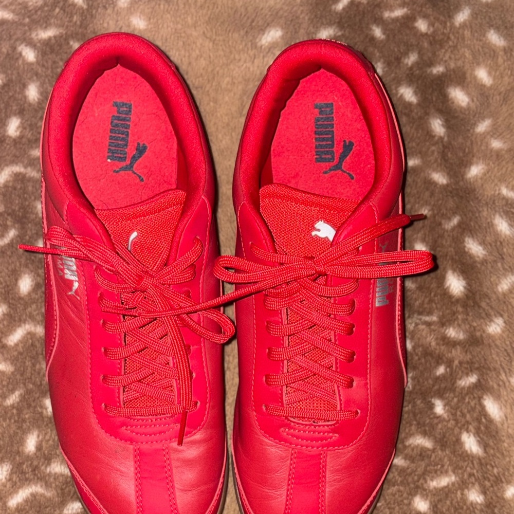 PUMA Men's Vibrant Red Sneakers